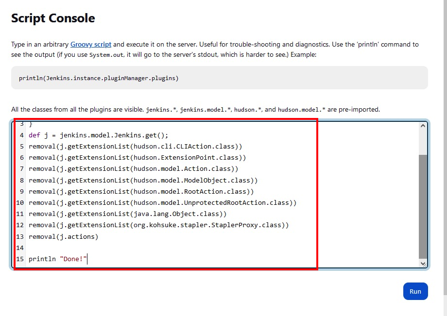 Jenkins SSH Disable 3