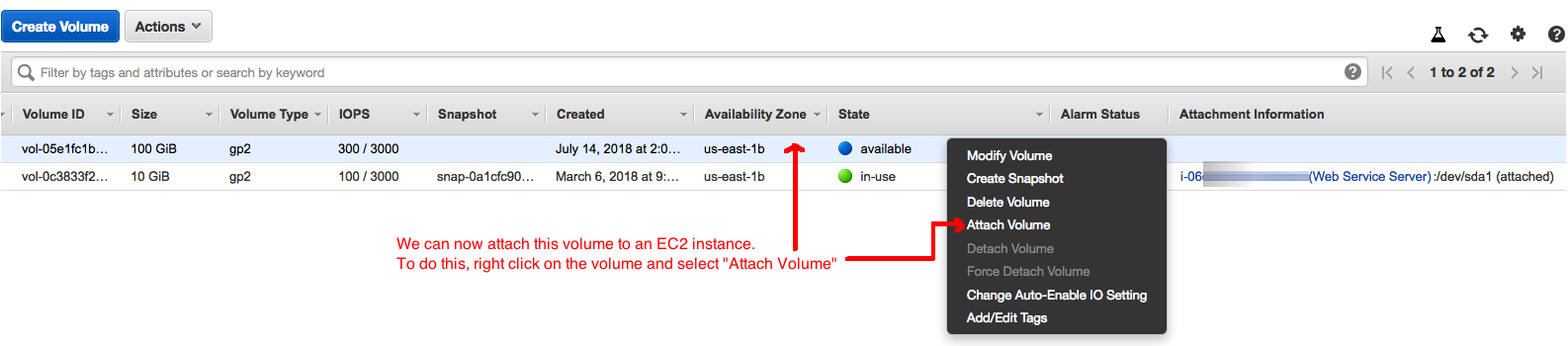 AWS Tutorial Page 2