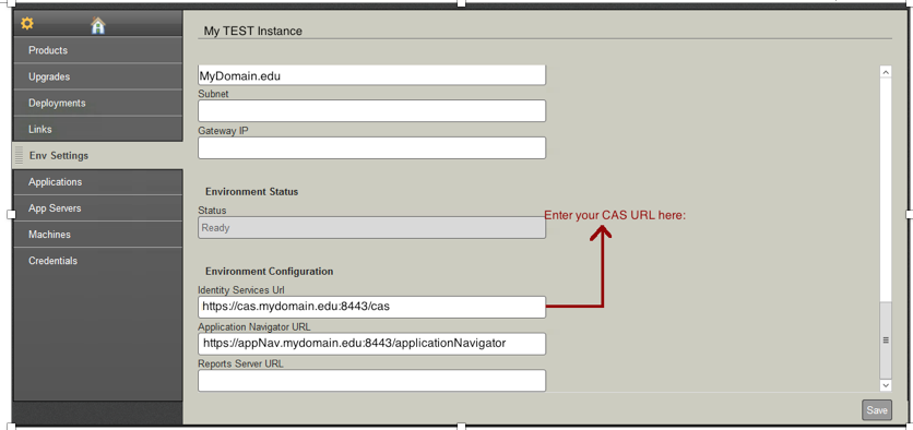 CAS Setup under Ellucian Solution Manager (ESM) Banner 9/XE